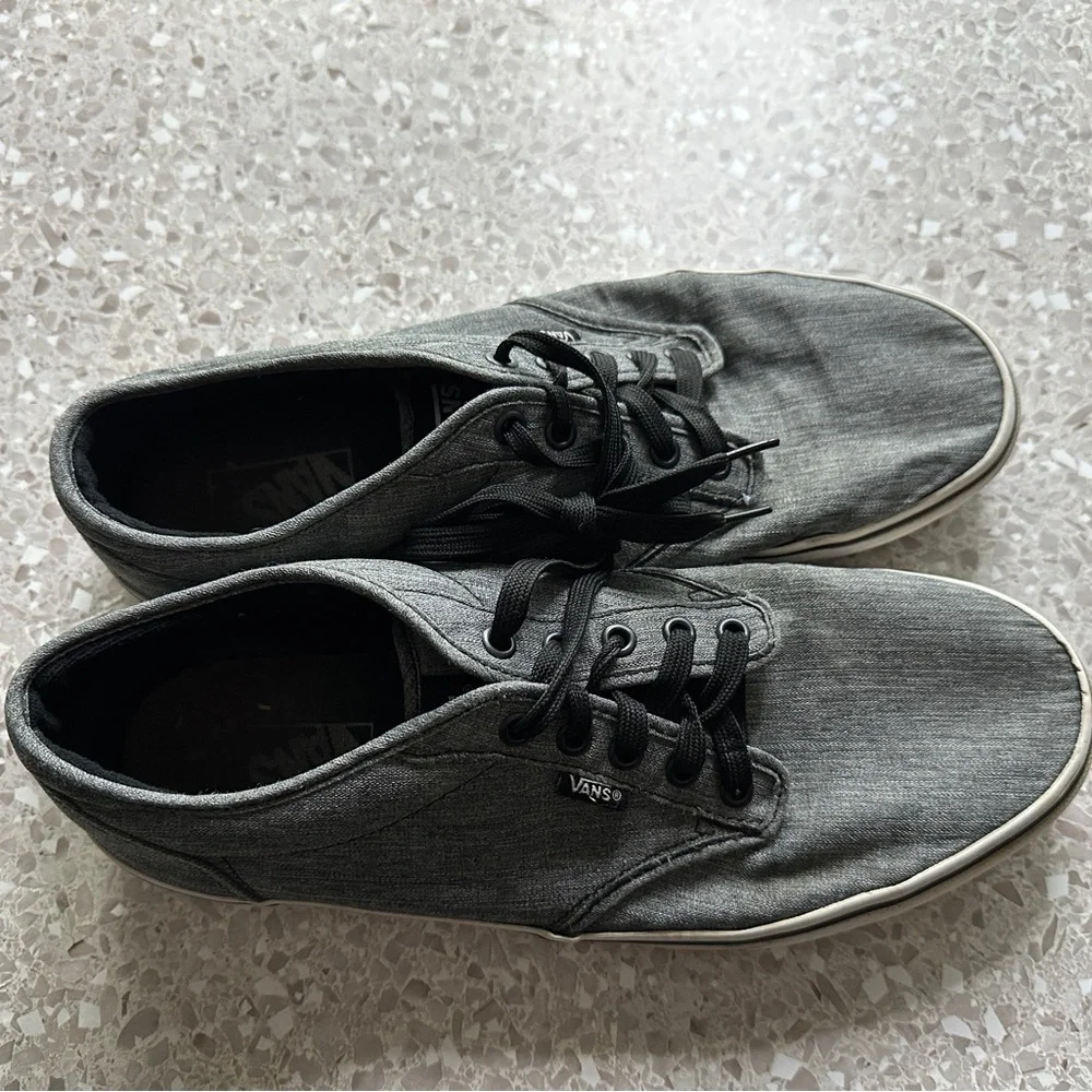 VANS Mens Shoes Size 11.5 Canvas‎ Skater Gray